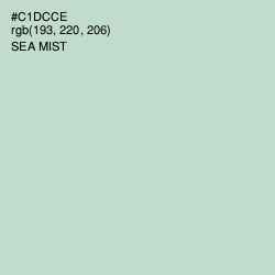 #C1DCCE - Sea Mist Color Image