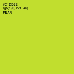 #C1DD2E - Pear Color Image