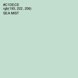 #C1DECE - Sea Mist Color Image