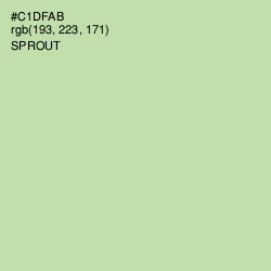 #C1DFAB - Sprout Color Image