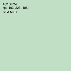 #C1DFC4 - Sea Mist Color Image