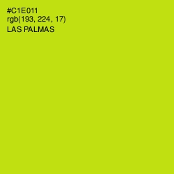 #C1E011 - Las Palmas Color Image