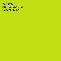 #C1E013 - Las Palmas Color Image
