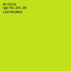 #C1E019 - Las Palmas Color Image