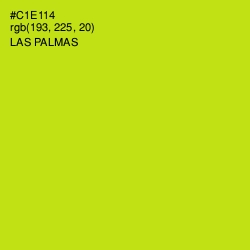 #C1E114 - Las Palmas Color Image