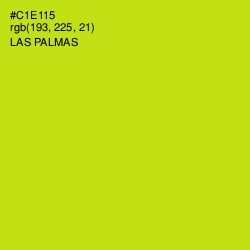 #C1E115 - Las Palmas Color Image