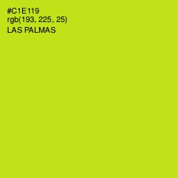 #C1E119 - Las Palmas Color Image