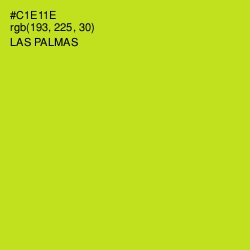 #C1E11E - Las Palmas Color Image