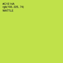 #C1E14A - Wattle Color Image