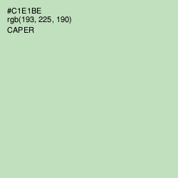 #C1E1BE - Caper Color Image