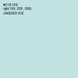 #C1E1E2 - Jagged Ice Color Image