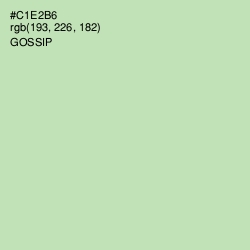 #C1E2B6 - Gossip Color Image