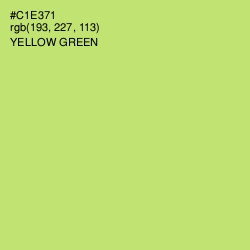 #C1E371 - Yellow Green Color Image