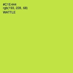 #C1E444 - Wattle Color Image