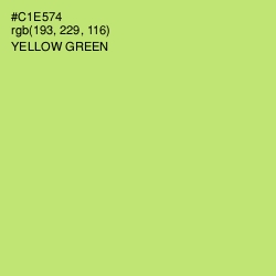 #C1E574 - Yellow Green Color Image