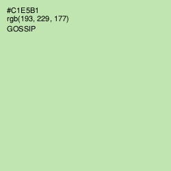 #C1E5B1 - Gossip Color Image
