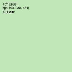 #C1E6B8 - Gossip Color Image