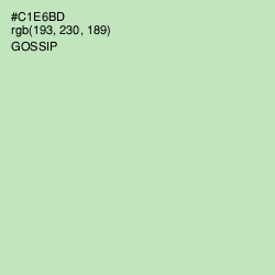 #C1E6BD - Gossip Color Image