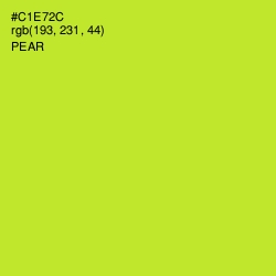 #C1E72C - Pear Color Image