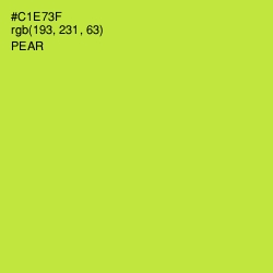 #C1E73F - Pear Color Image