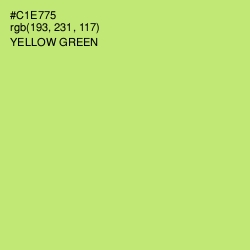 #C1E775 - Yellow Green Color Image