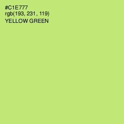 #C1E777 - Yellow Green Color Image