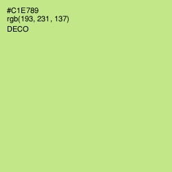 #C1E789 - Deco Color Image