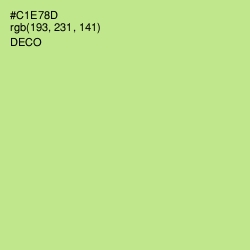 #C1E78D - Deco Color Image