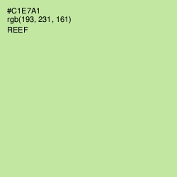 #C1E7A1 - Reef Color Image