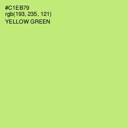 #C1EB79 - Yellow Green Color Image