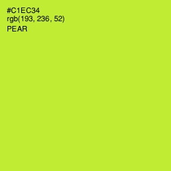 #C1EC34 - Pear Color Image