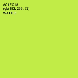 #C1EC48 - Wattle Color Image