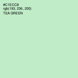 #C1ECC8 - Tea Green Color Image