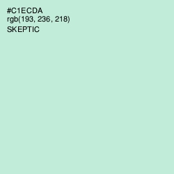 #C1ECDA - Skeptic Color Image