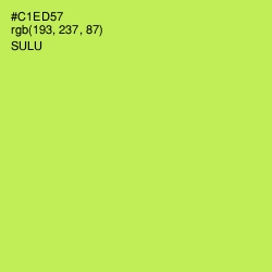 #C1ED57 - Sulu Color Image