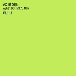 #C1ED58 - Sulu Color Image