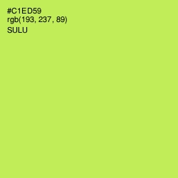 #C1ED59 - Sulu Color Image