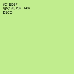 #C1ED8F - Deco Color Image