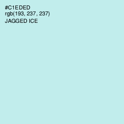 #C1EDED - Jagged Ice Color Image