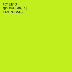 #C1EE1D - Las Palmas Color Image