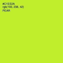 #C1EE2A - Pear Color Image