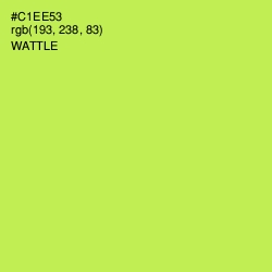 #C1EE53 - Wattle Color Image