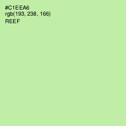 #C1EEA6 - Reef Color Image