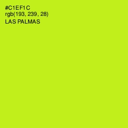 #C1EF1C - Las Palmas Color Image