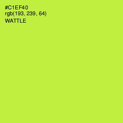 #C1EF40 - Wattle Color Image