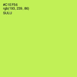 #C1EF56 - Sulu Color Image