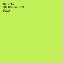 #C1EF57 - Sulu Color Image