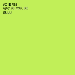 #C1EF58 - Sulu Color Image