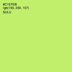 #C1EF6B - Sulu Color Image