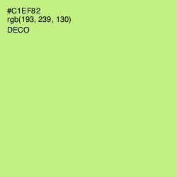 #C1EF82 - Deco Color Image